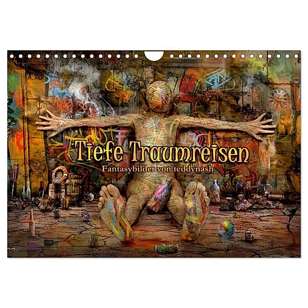 Tiefe Traumreisen (Wandkalender 2024 DIN A4 quer), CALVENDO Monatskalender, teddynash
