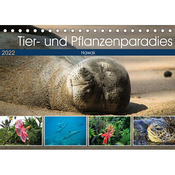 Tier- und Pflanzenparadies Hawaii (Tischkalender 2022 DIN A5 quer), Florian Krauß