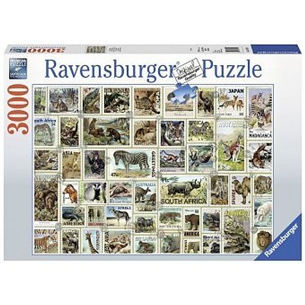 Tierbriefmarken (Puzzle)