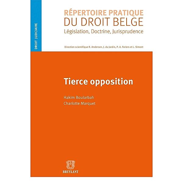 Tierce opposition, Hakim Boularbah, Charlotte Marquet