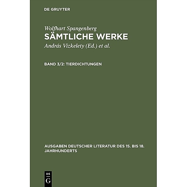Tierdichtungen.Tl.2, Wolfhart Spangenberg