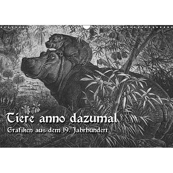 Tiere anno dazumal (Wandkalender 2017 DIN A3 quer), Martina Berg