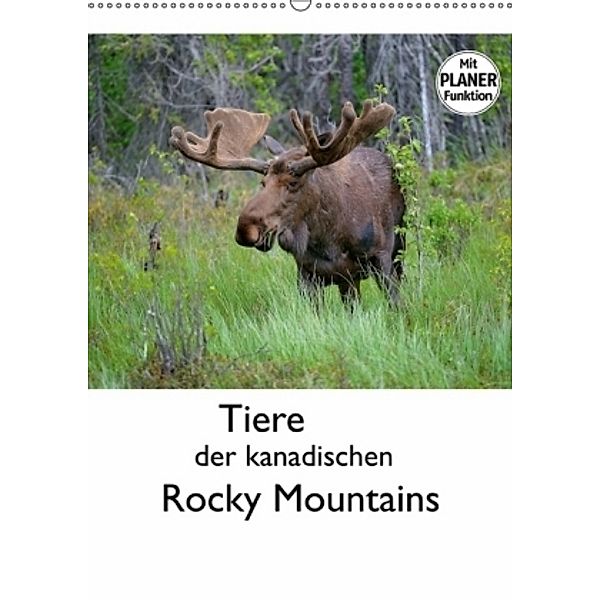 Tiere der kanadischen Rocky Mountains (Wandkalender 2017 DIN A2 hoch), Dieter-M. Wilczek