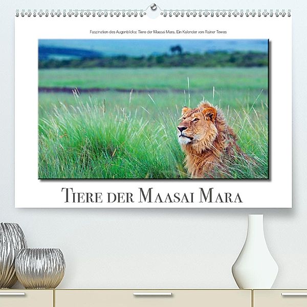 Tiere der Maasai Mara(Premium, hochwertiger DIN A2 Wandkalender 2020, Kunstdruck in Hochglanz), Rainer Tewes