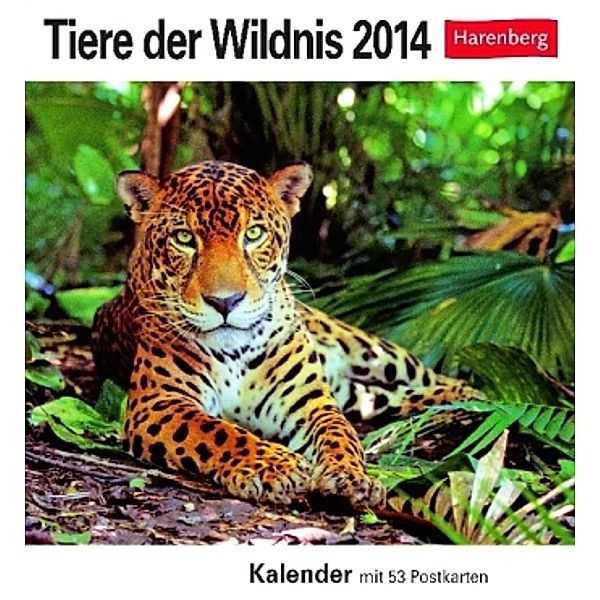 Tiere der Wildnis, Postkartenkalender 2014