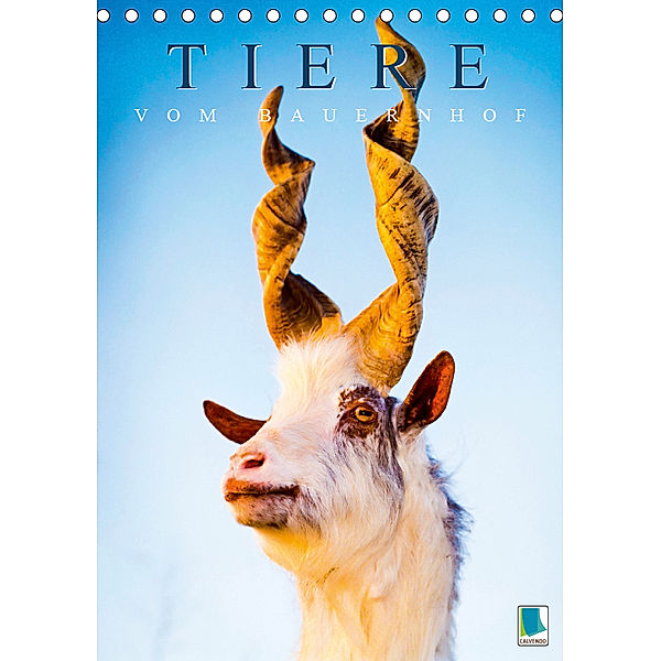 Tiere vom Bauernhof (Tischkalender 2019 DIN A5 hoch), CALVENDO