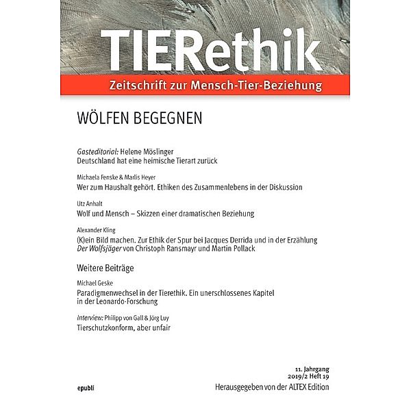 TIERethik, Edition Altex