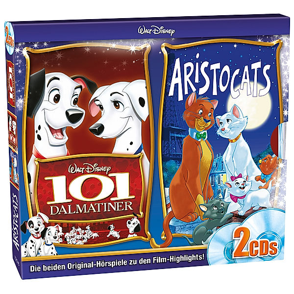 Tierfreunde Klassiker, Aristocats / 101 Dalmatiner, 2 Audio-CDs, Walt Disney