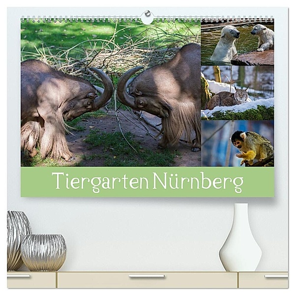 Tiergarten Nürnberg (hochwertiger Premium Wandkalender 2024 DIN A2 quer), Kunstdruck in Hochglanz, Ronny Haas