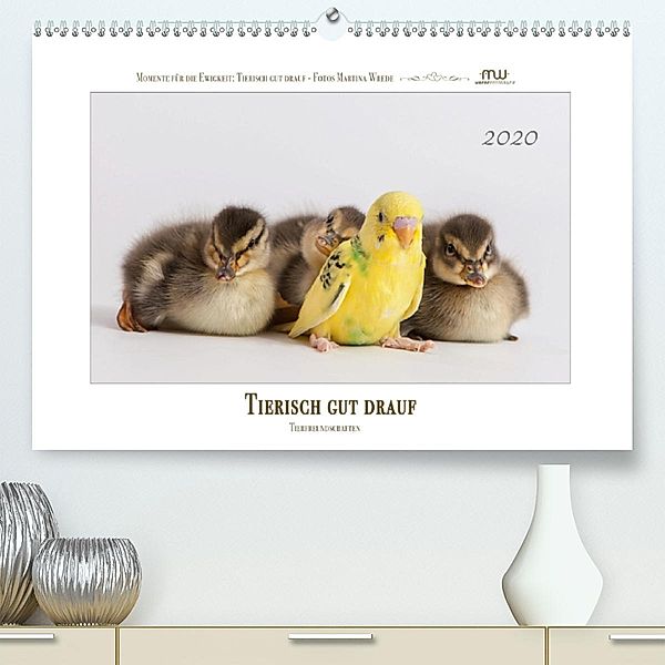 Tierisch gut drauf - Tierfreundschaften (Premium-Kalender 2020 DIN A2 quer), Martina Wrede
