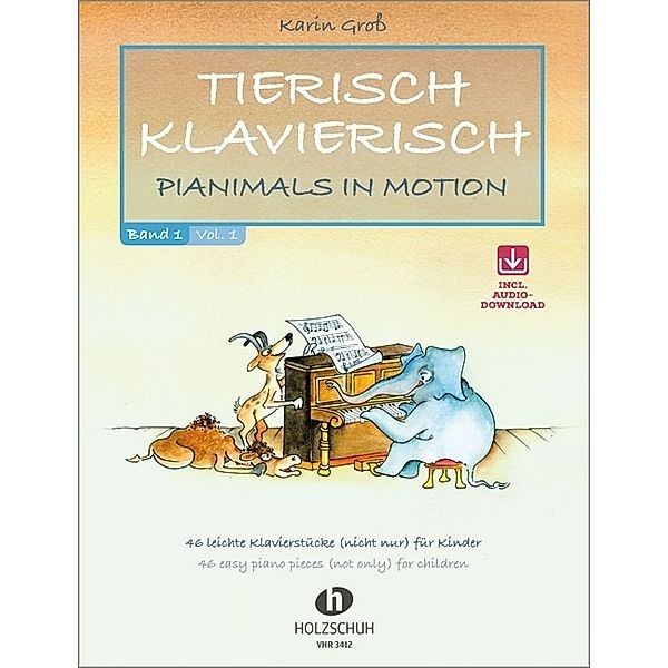 Tierisch Klavierisch, für Klavier, m. Audio-CD.Bd.1