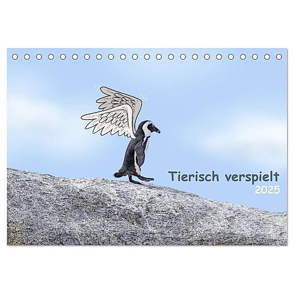 Tierisch verspielt (Tischkalender 2025 DIN A5 quer), CALVENDO Monatskalender, Calvendo, www.photoon.ch