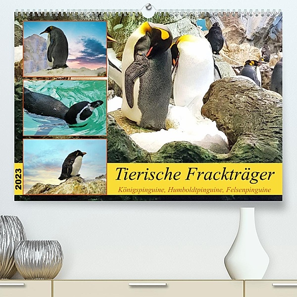 Tierische Frackträger (Premium, hochwertiger DIN A2 Wandkalender 2023, Kunstdruck in Hochglanz), Claudia Kleemann