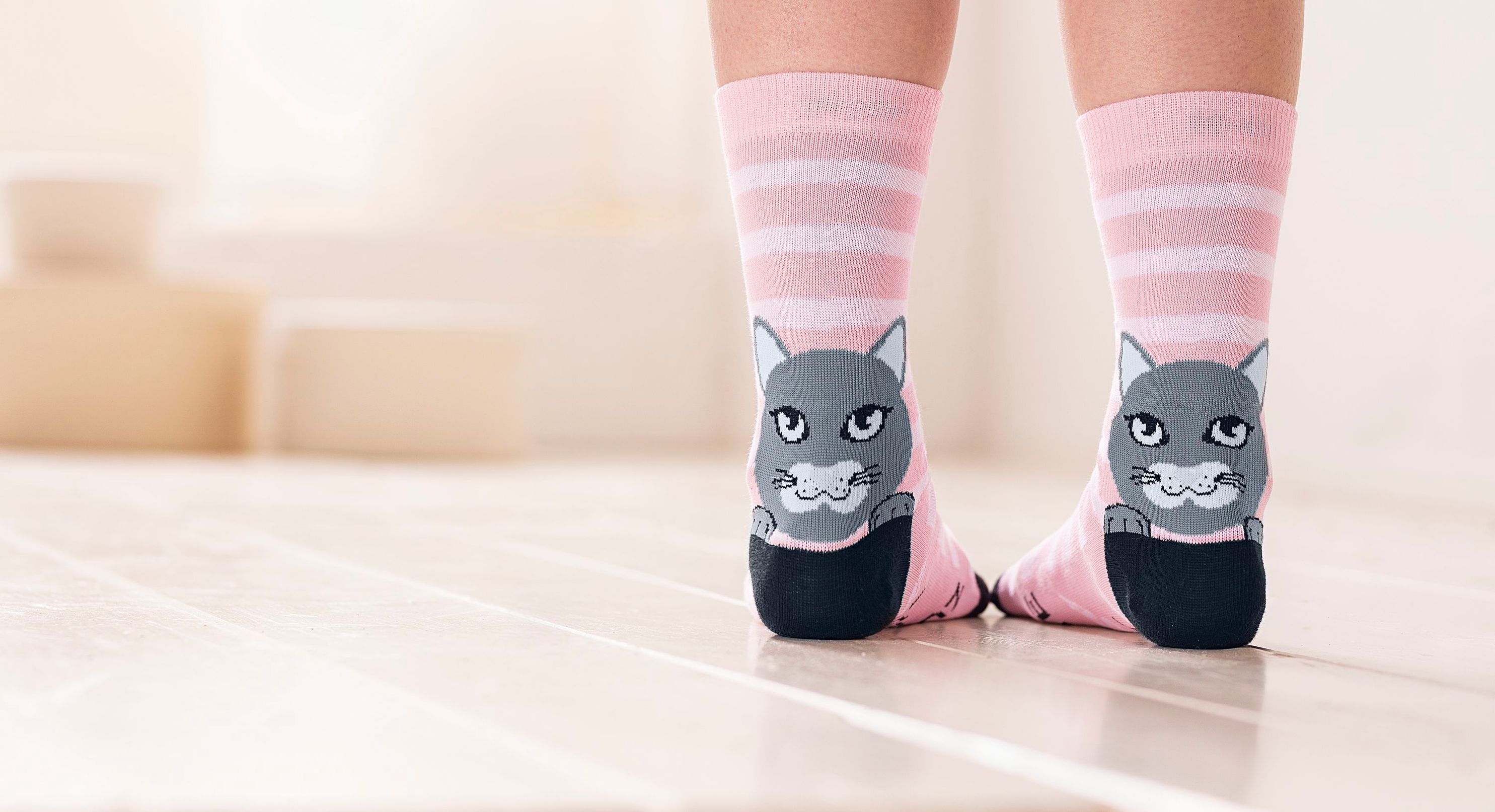 Tierische Socken Katze 3er- Set jetzt bei Weltbild.de bestellen