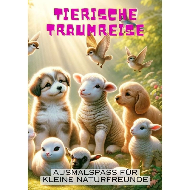 Image of Tierische Traumreise: Ausmalen, Entspannen Und Die Fantasie Beflügeln - Christian Hagen, Kartoniert (TB)