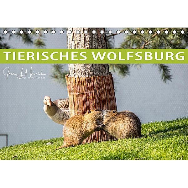 Tierisches Wolfsburg (Tischkalender 2021 DIN A5 quer), Jens L. Heinrich