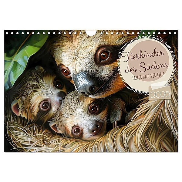 Tierkinder des Südens (Wandkalender 2025 DIN A4 quer), CALVENDO Monatskalender, Calvendo, Daniela Tapper