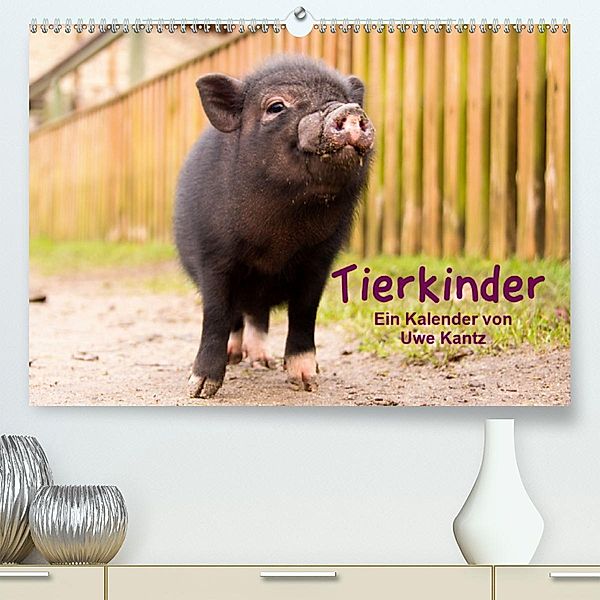 Tierkinder(Premium, hochwertiger DIN A2 Wandkalender 2020, Kunstdruck in Hochglanz), Uwe Kantz