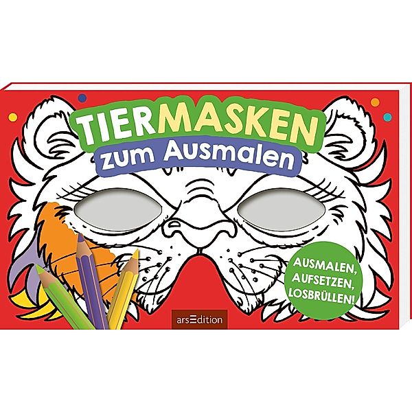 Tiermasken zum Ausmalen