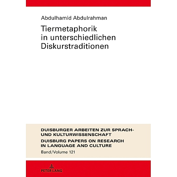 Tiermetaphorik in unterschiedlichen Diskurstraditionen, Abdulrahman Abdulhamid Abdulrahman
