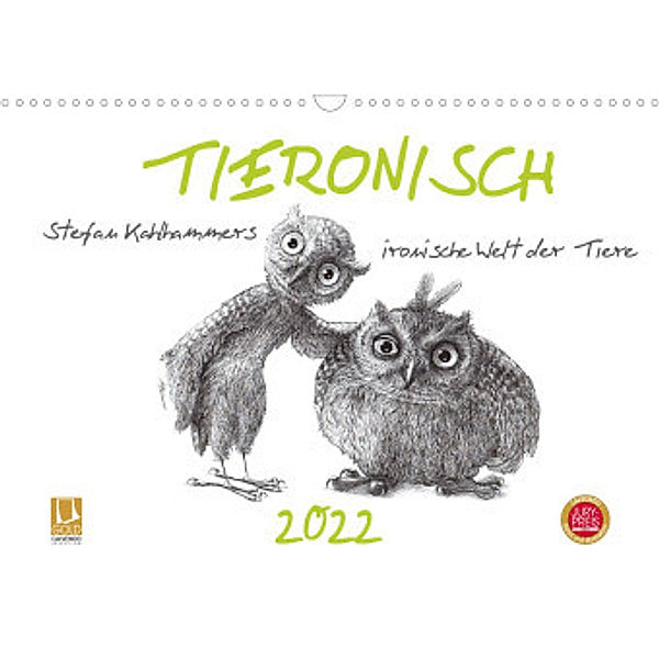 TIERONISCH (Wandkalender 2022 DIN A3 quer), Stefan Kahlhammer