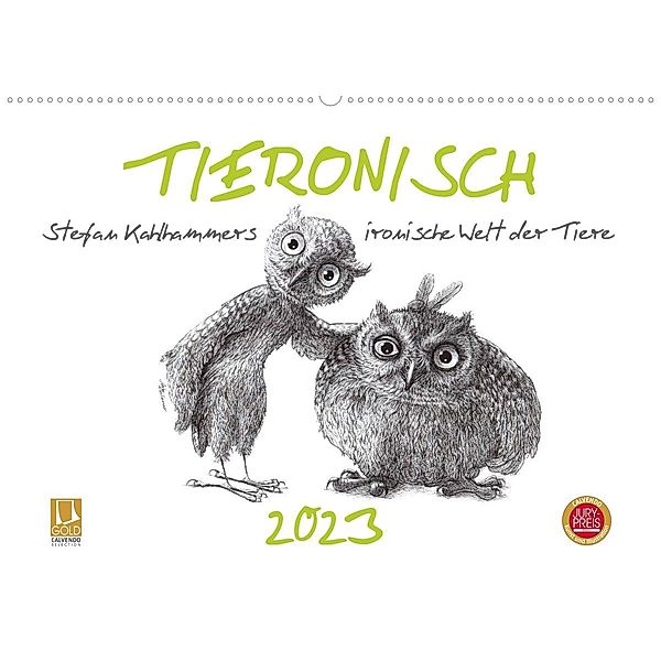 TIERONISCH (Wandkalender 2023 DIN A2 quer), Stefan Kahlhammer