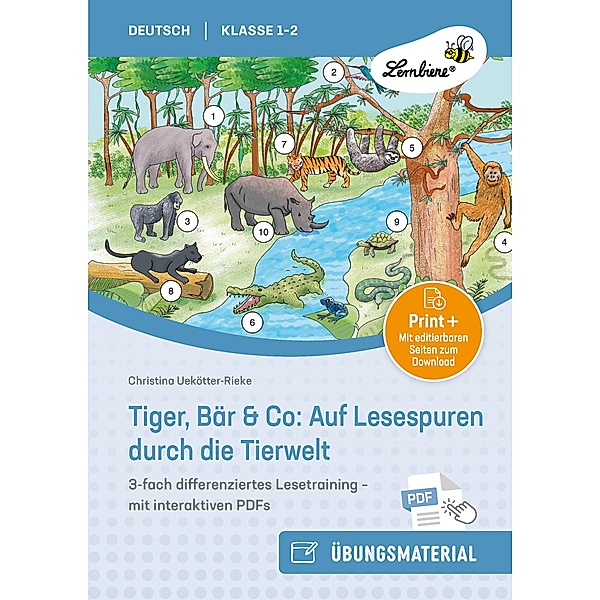 Tiger, Bär & Co: Auf Lesespuren durch die Tierwelt, Christina Uekötter-Rieke