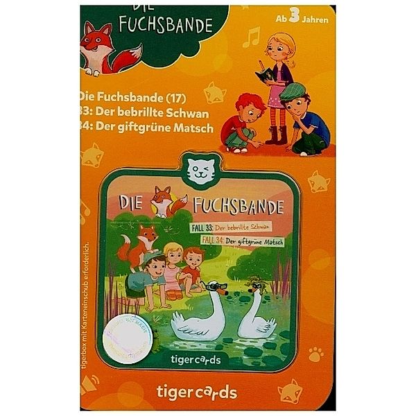 tigercard - Die Fuchsbande - Der bebrillte Schwan / Der giftgrüne Matsch