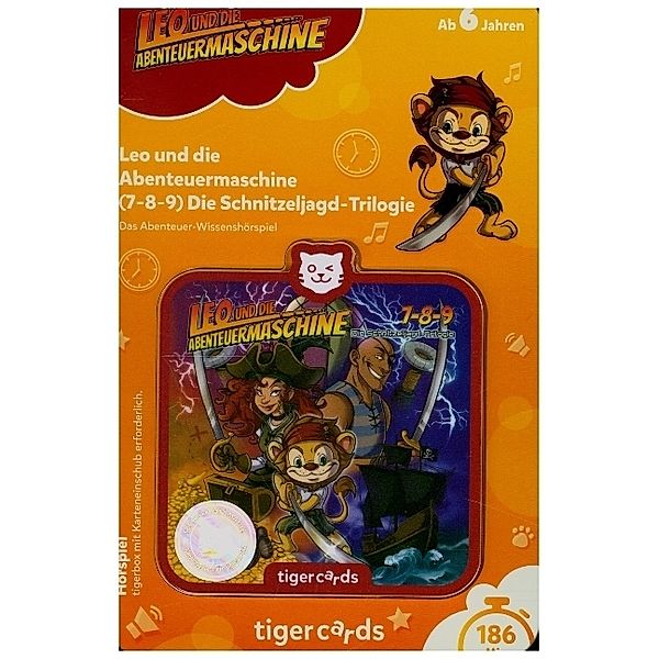 tigercard - Leo und die Abenteuermaschine - Die Schnitzeljagd-Trilogie