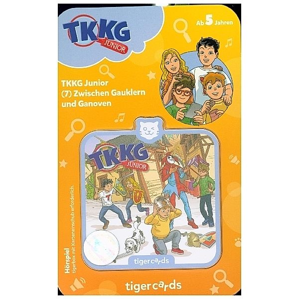 tigercard - TKKG Junior - Zwischen Gauklern und Ganoven