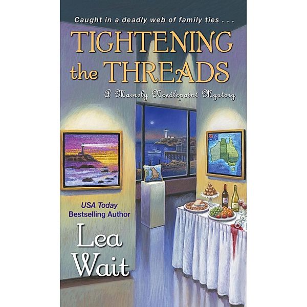 Tightening the Threads / A Mainely Needlepoint Mystery Bd.5, Lea Wait