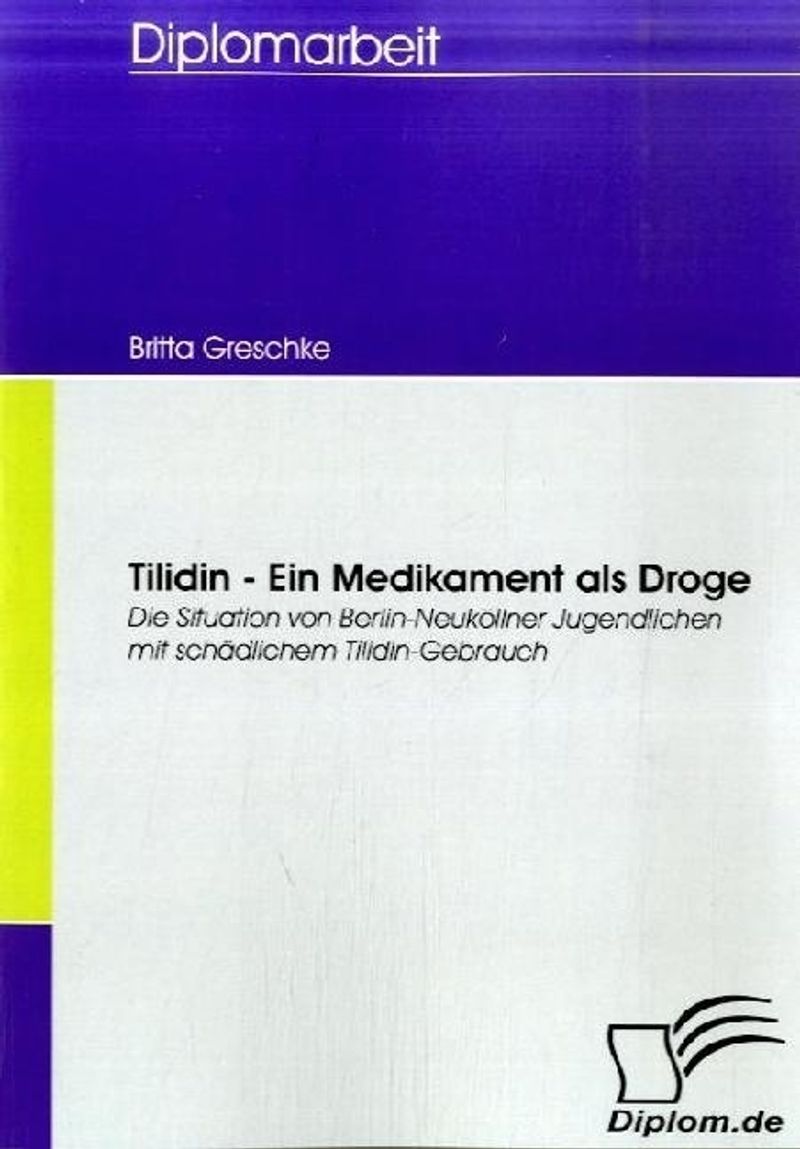 Tilidin - Ein Medikament als Droge Buch versandkostenfrei bei Weltbild.ch