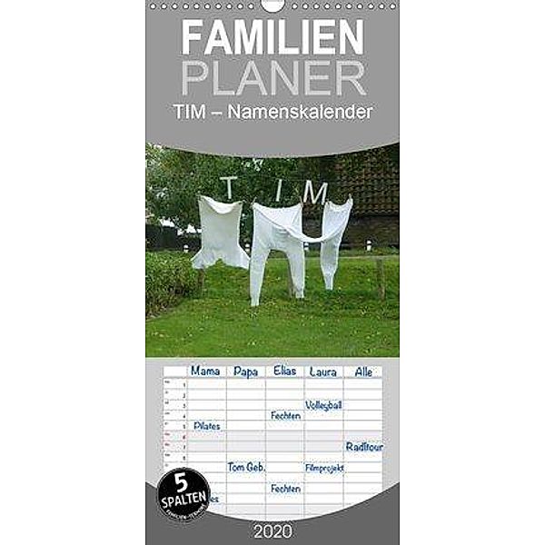 TIM - Namenskalender - Familienplaner hoch (Wandkalender 2020 , 21 cm x 45 cm, hoch)