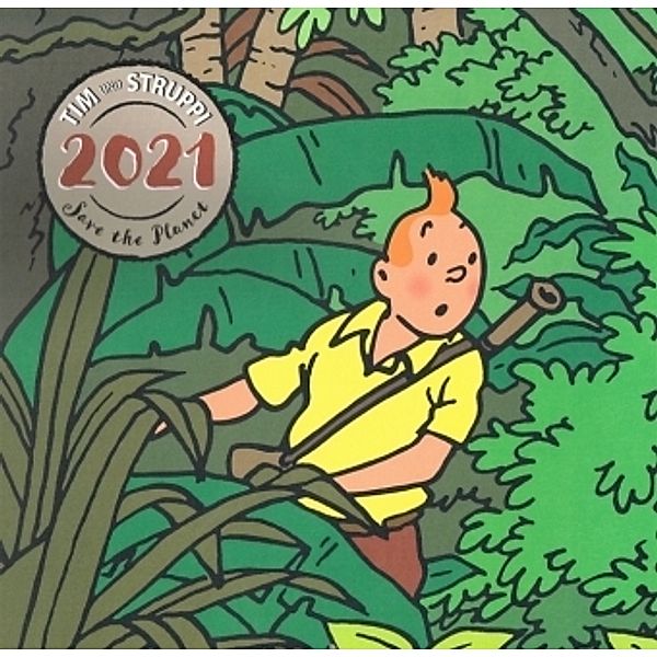 Tim & Struppi Tischkalender 2021, Hergé