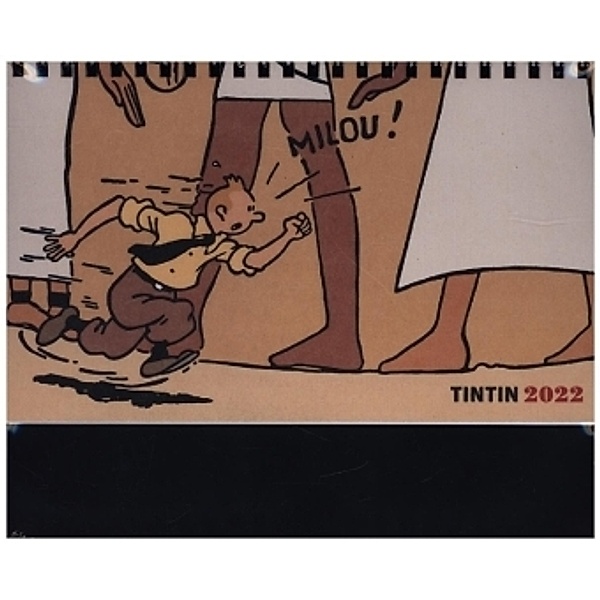 Tim & Struppi Tischkalender 2022, Hergé