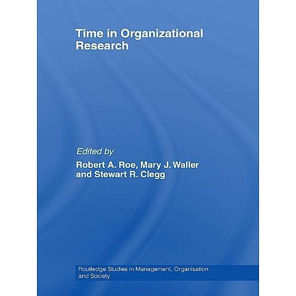 Time in Organizational Research