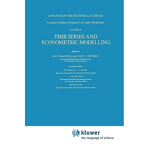 Time Series and Econometric Modelling / The Western Ontario Series in Philosophy of Science Bd.36