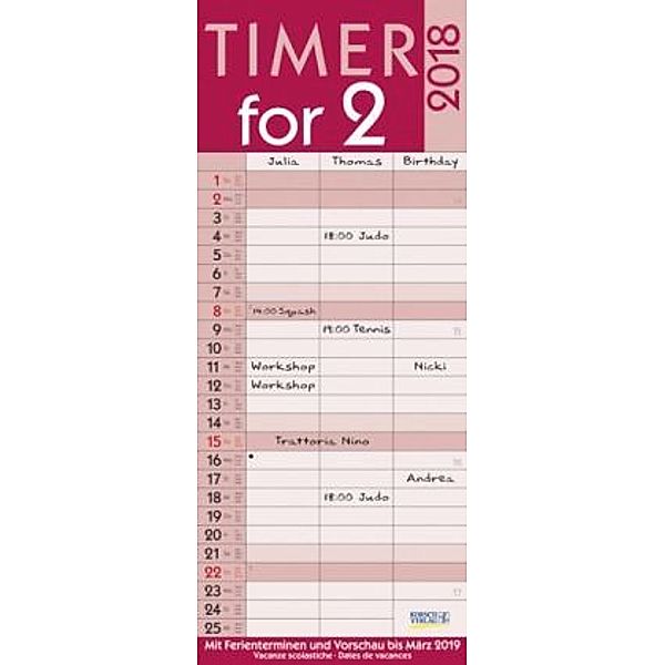 Timer for 2 Lifestyle 2018