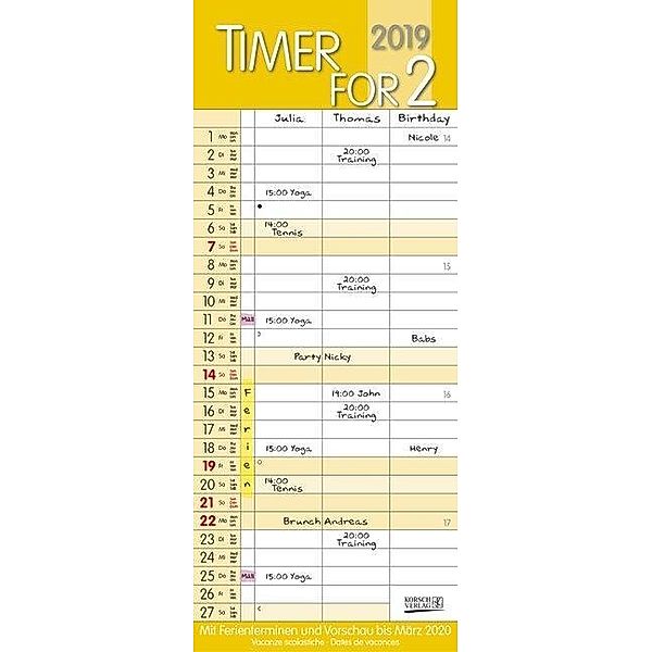 Timer for 2 Safran 2019