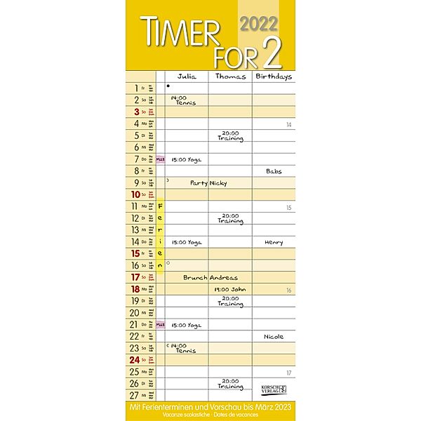 Timer for 2 Safran 2022