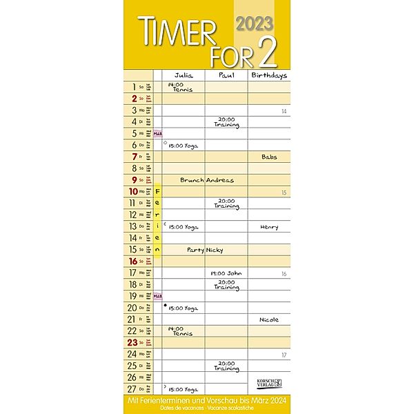 Timer for 2 Safran 2023