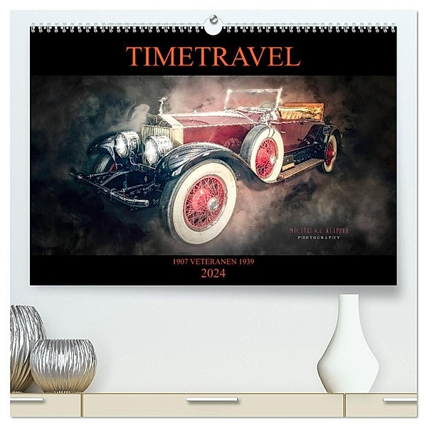 TIMETRAVEL (hochwertiger Premium Wandkalender 2024 DIN A2 quer), Kunstdruck in Hochglanz, Michael O.A. Klapper