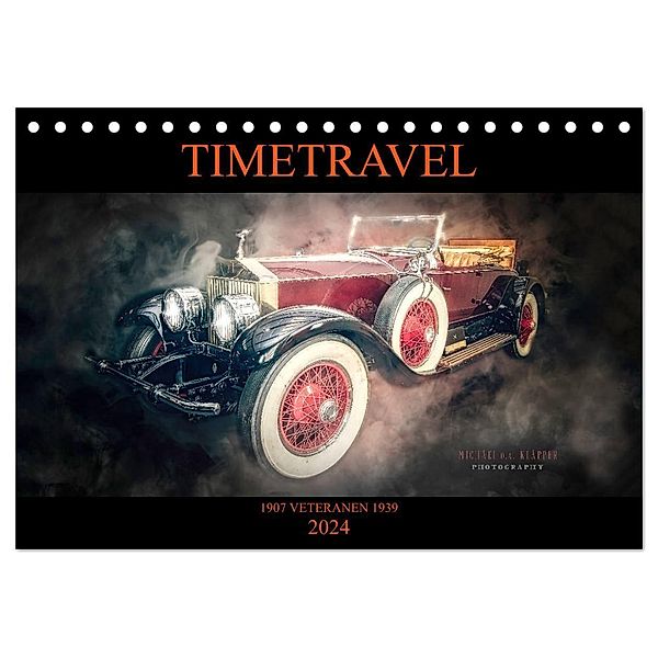 TIMETRAVEL (Tischkalender 2024 DIN A5 quer), CALVENDO Monatskalender, Michael O.A. Klapper