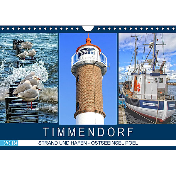 Timmendorf Strand und Hafen - Ostseeinsel Poel (Wandkalender 2019 DIN A4 quer), Holger Felix