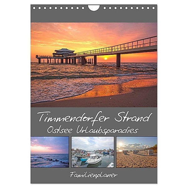 Timmendorfer Strand - Ostsee Urlaubsparadies (Wandkalender 2024 DIN A4 hoch), CALVENDO Monatskalender, Andrea Potratz