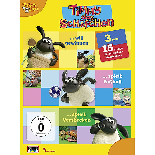 Timmy das Schäfchen 3-er-Box, das Schäfchen Timmy