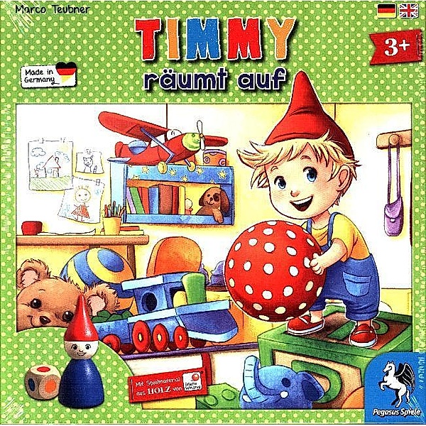 Pegasus Spiele Timmy räumt auf (Kinderspiel), Marco Teubner