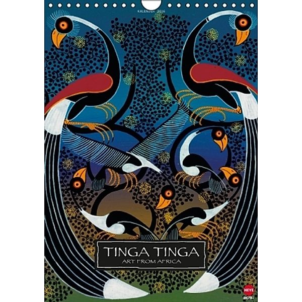 Tinga Tinga (Wandkalender 2016 DIN A4 hoch), Tinga Tinga