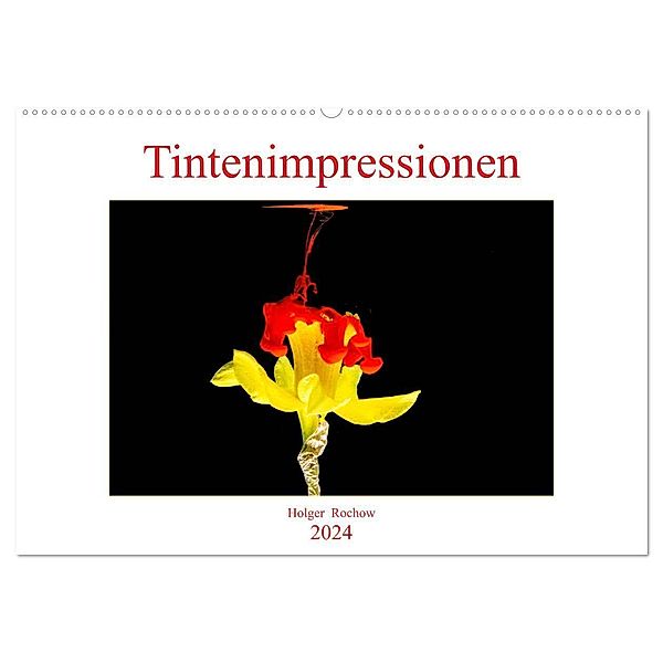 Tintenimpressionen (Wandkalender 2024 DIN A2 quer), CALVENDO Monatskalender, Holger Rochow