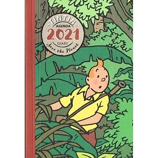 Tintin Agenda / Diary 2021 Groß, Hergé
